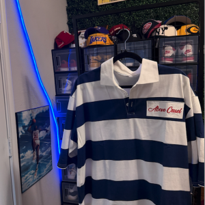 Above Cruel Polo [Navy/White]